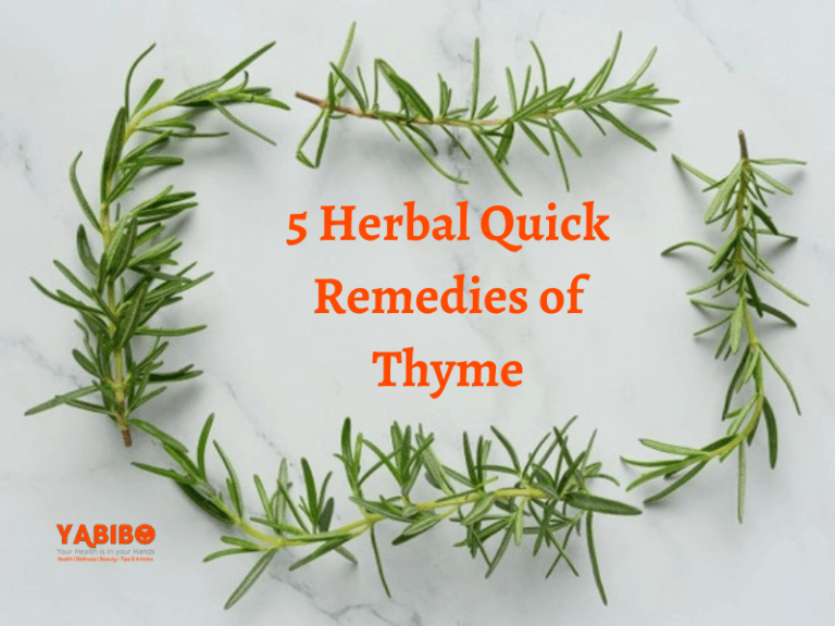 5 Herbal Quick Remedies of Thyme